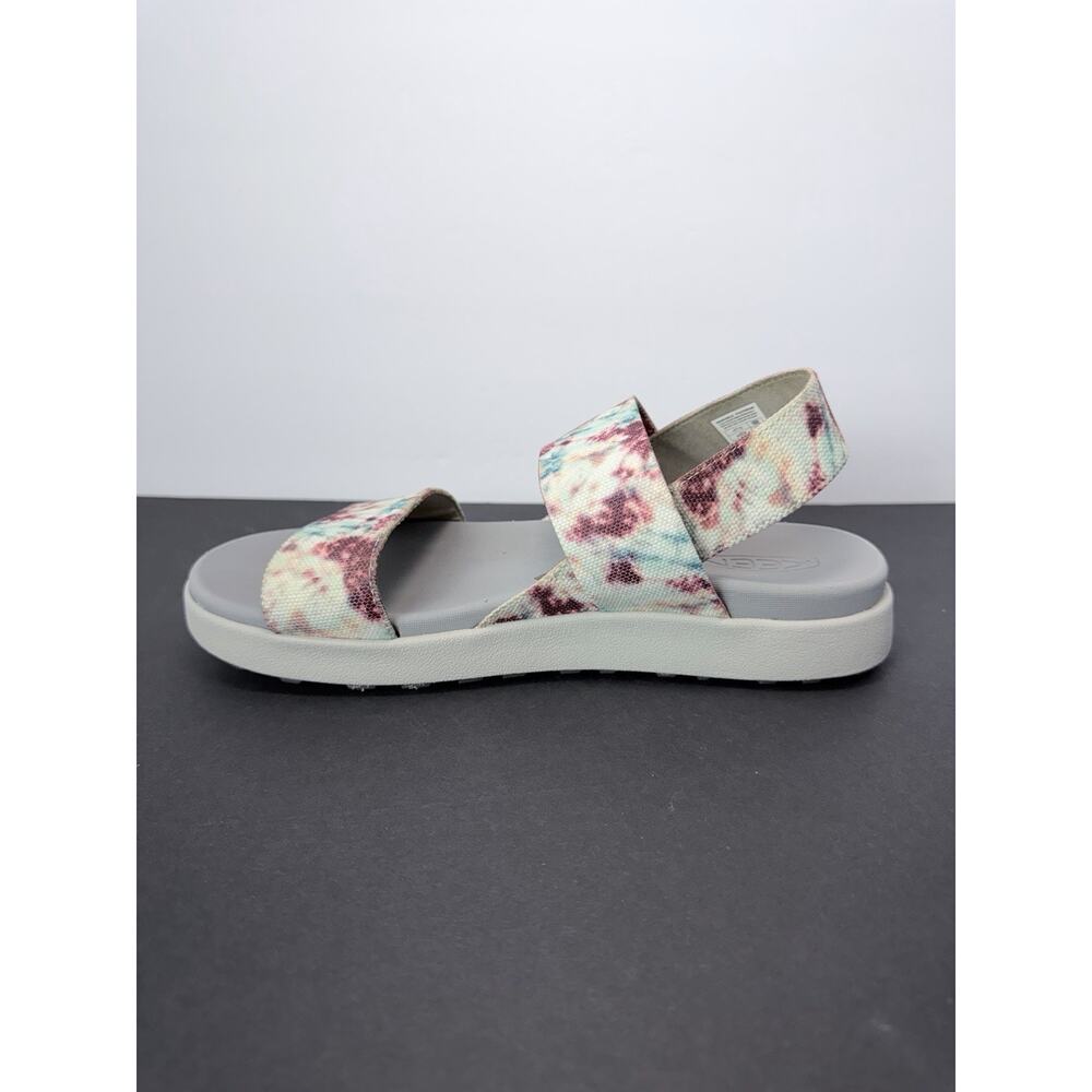 Keen Sandals Elle Strappy Tie Dye Size US 9 White Blue Purple - Picture 4 of 9